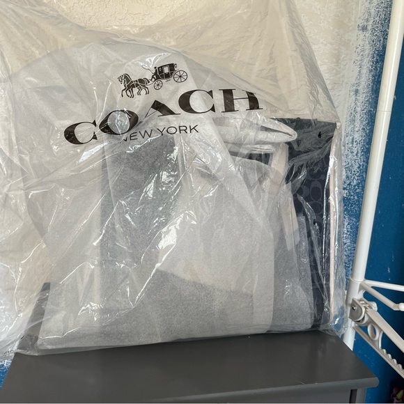 Coach Dempsey tote 40 signature denim jacquard - Picture 5 of 6